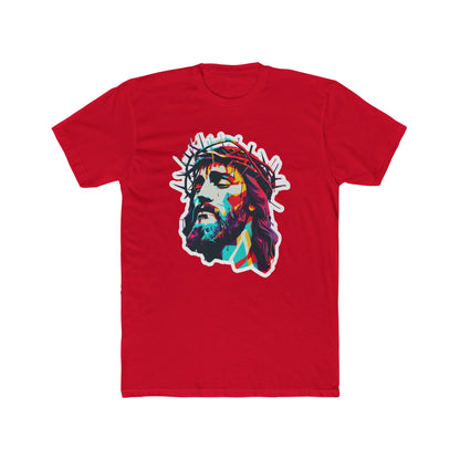 Vavid Messiah Cotton Red Crew T-Shirt