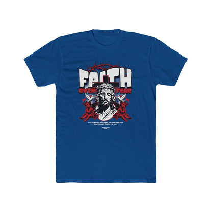 Faith Cotton Blue Crew T-Shirt