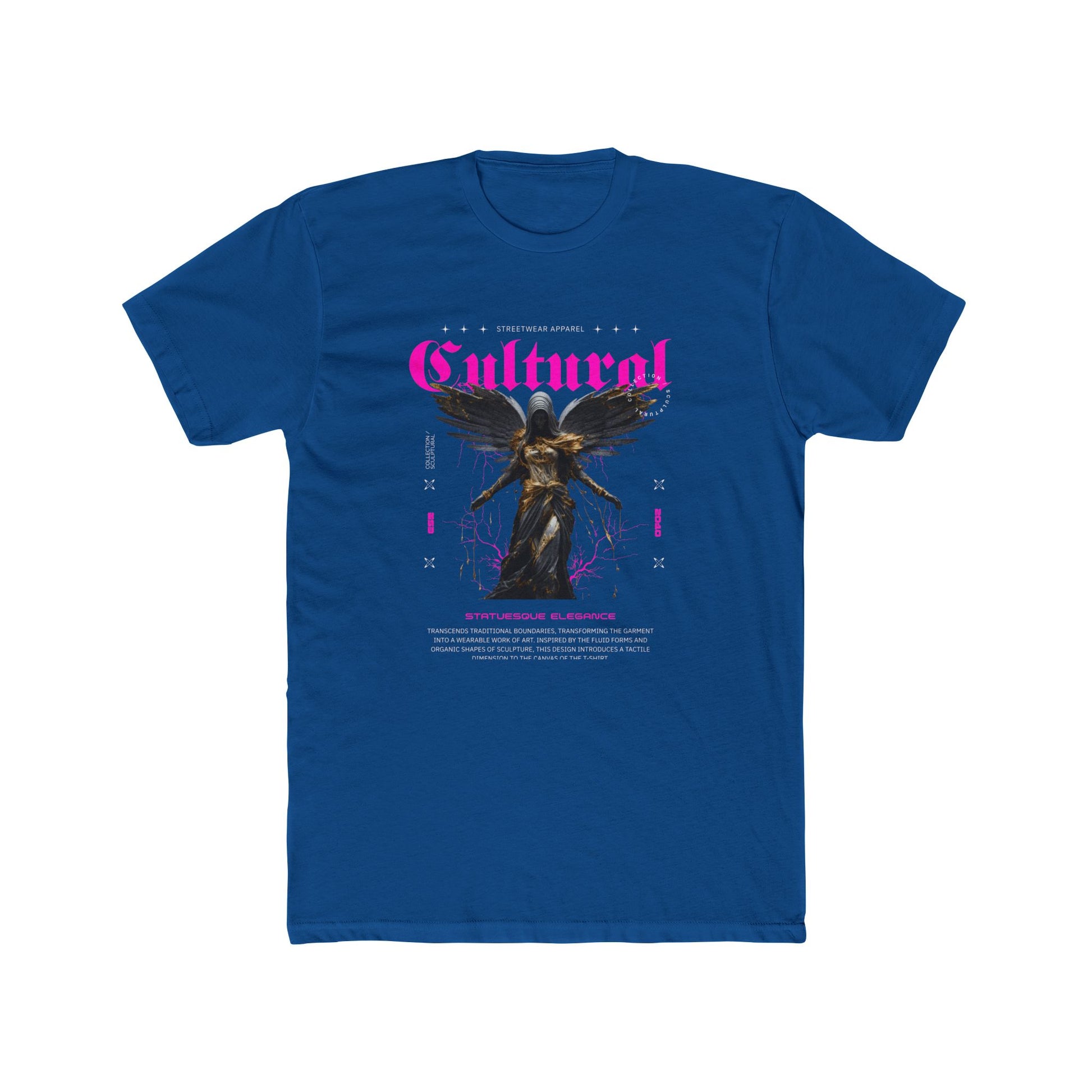 Cultural Cotton Blue Crew T-Shirt