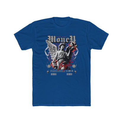 Money Cotton Blue Crew T-Shirt
