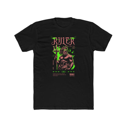 Ruler Cotton Black Crew T-Shirt