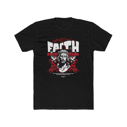 Faith Cotton Black Crew T-Shirt