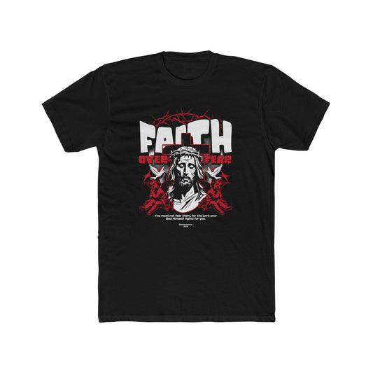 Faith Cotton Black Crew T-Shirt