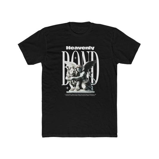 Heavenly Bond Cotton Black Crew T-Shirt