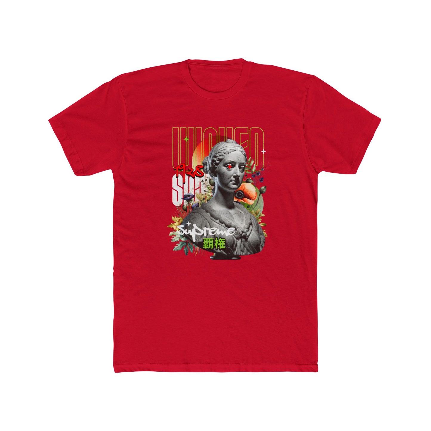 Wicked Cotton Red Crew T-Shirt