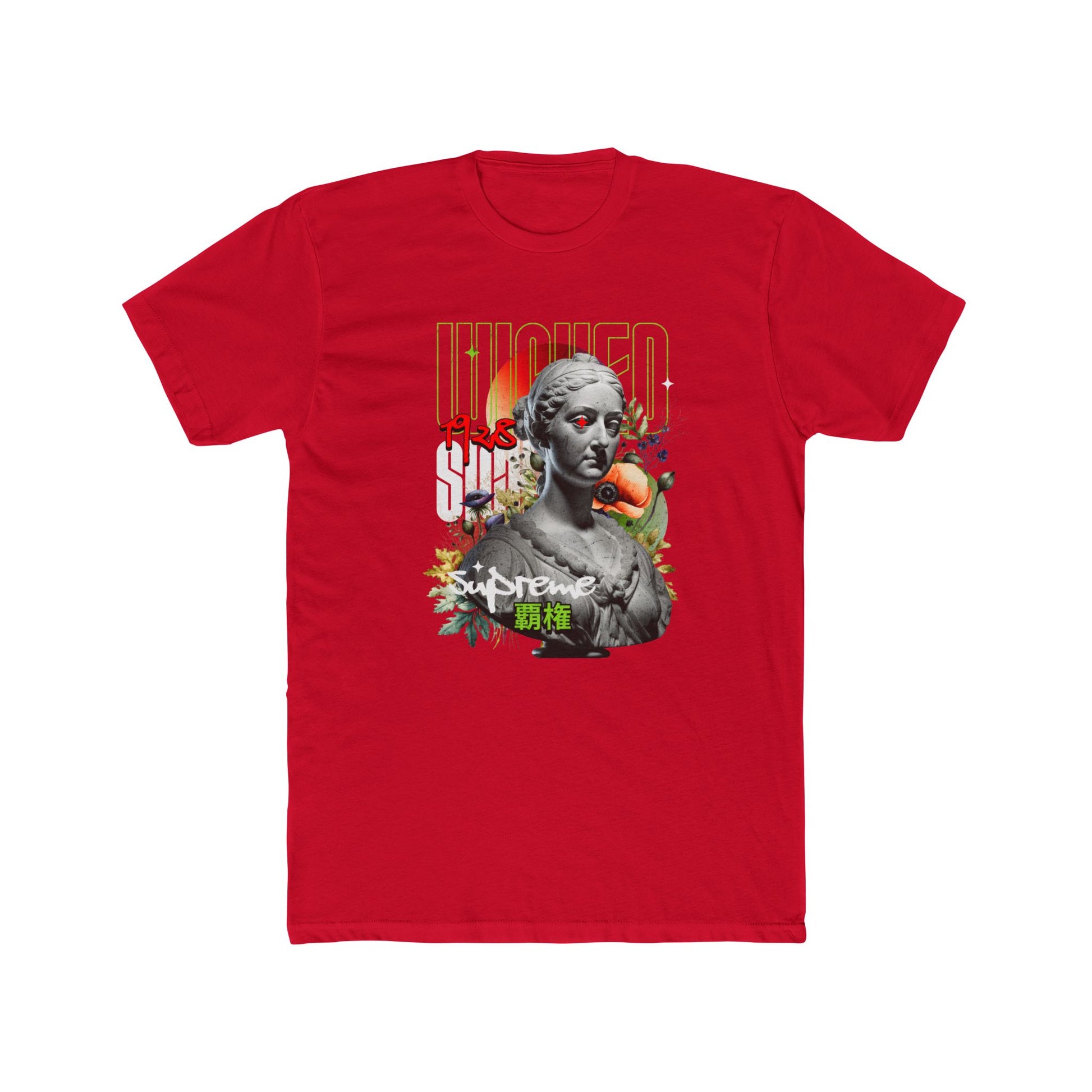 Wicked Cotton Red Crew T-Shirt