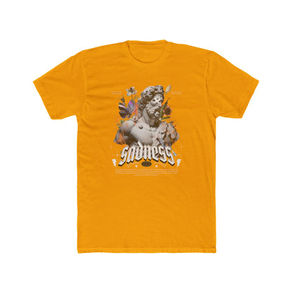 Sadness Cotton Yellow Crew T-Shirt