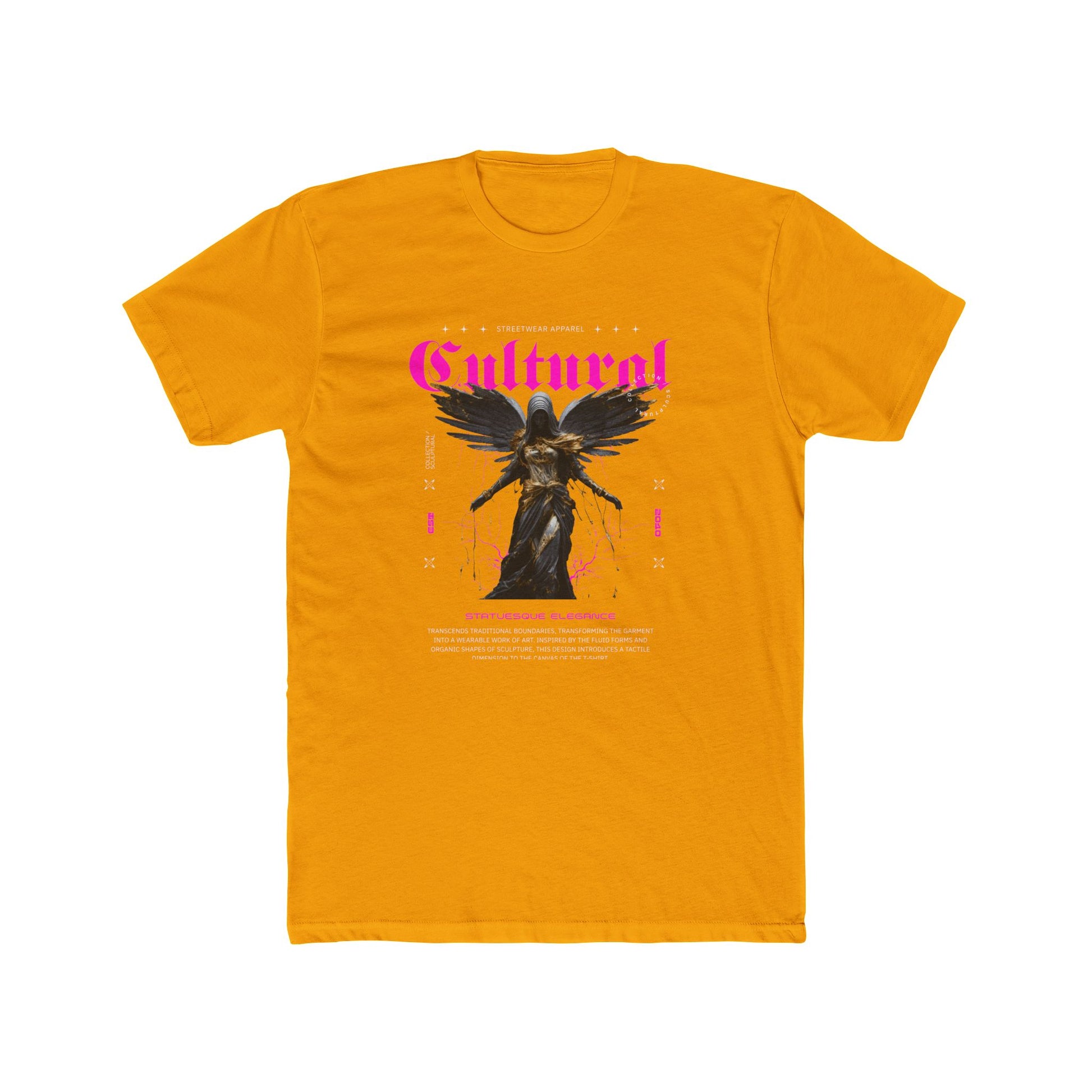 Cultural Cotton Yellow Crew T-Shirt