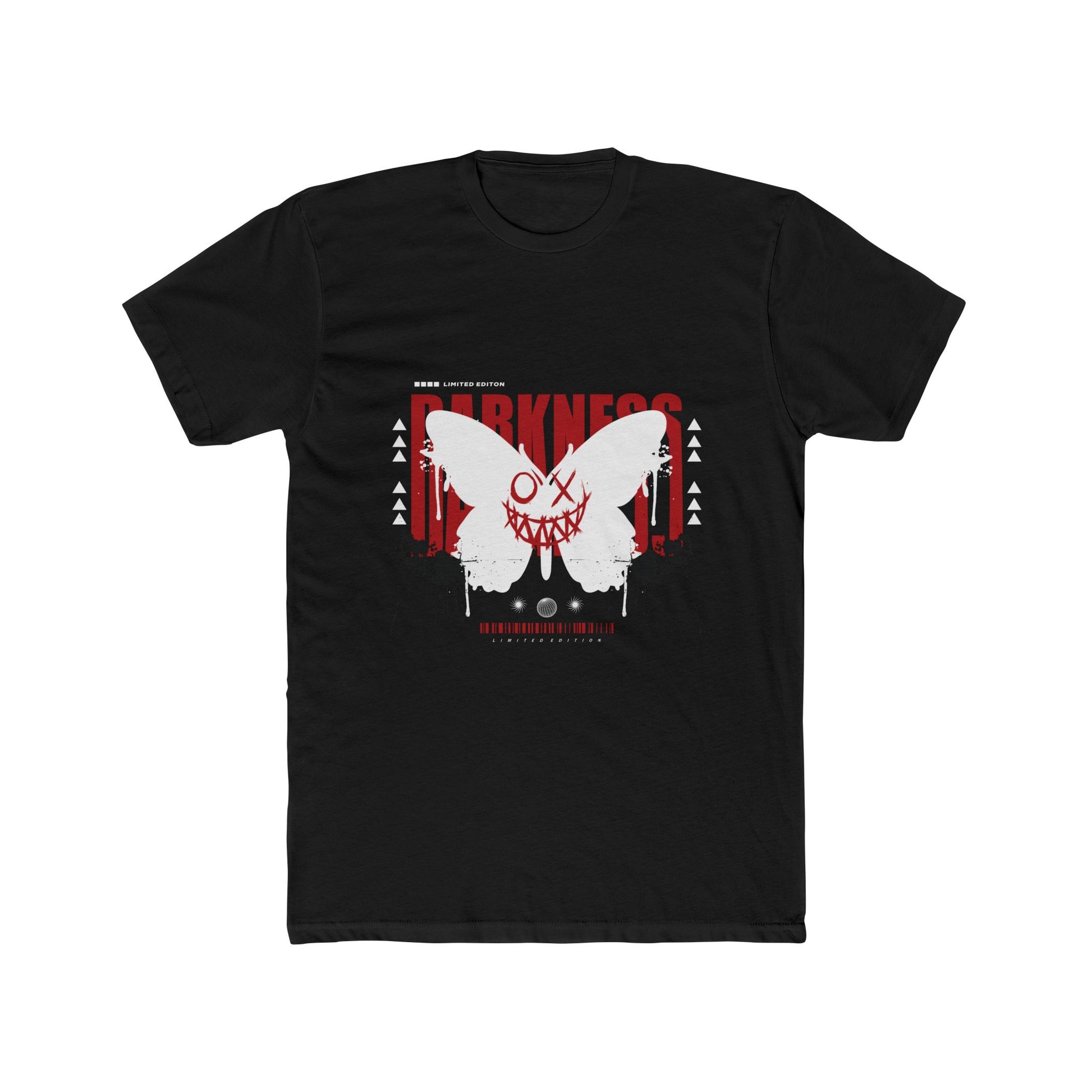 Darkness Cotton Black Crew T-Shirt
