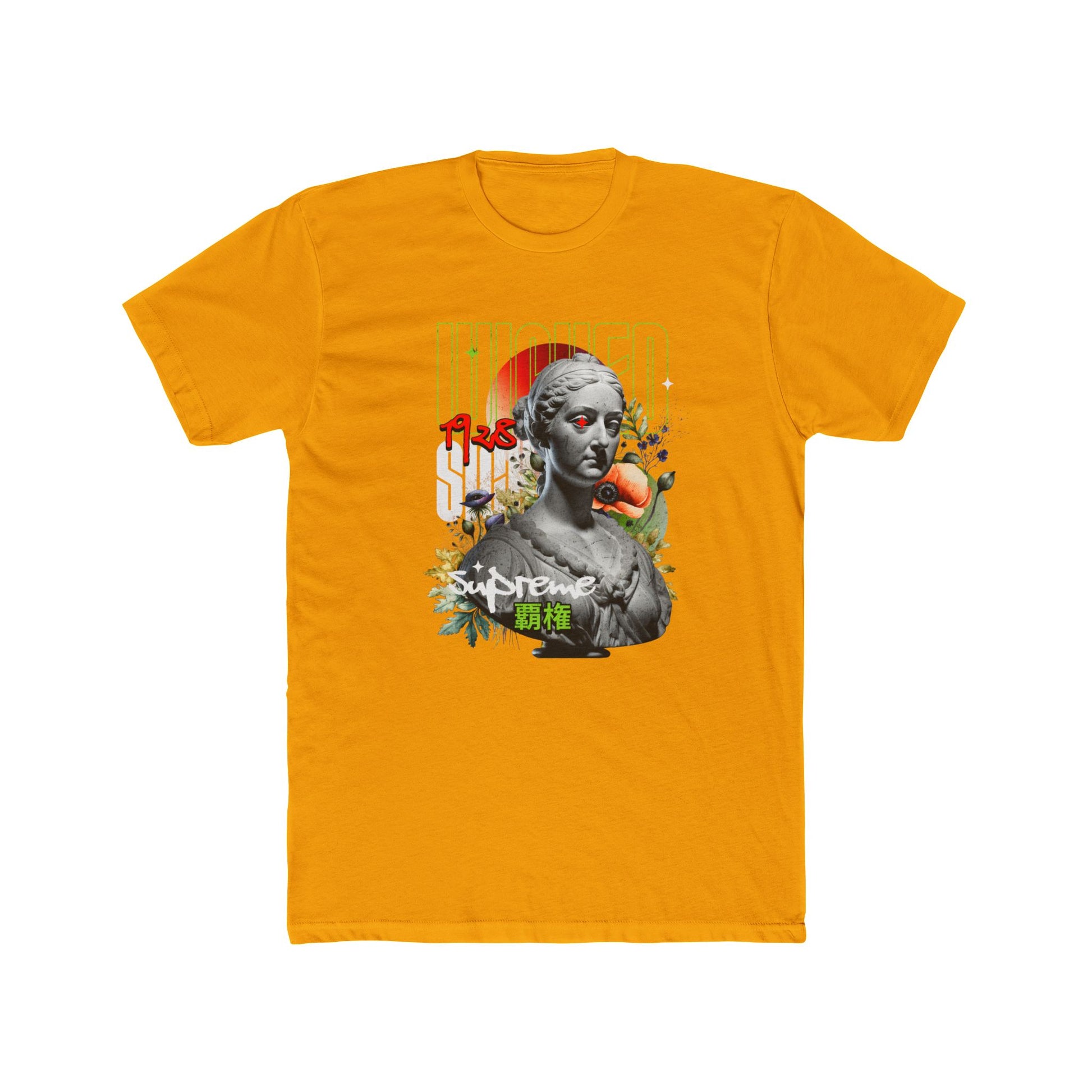 Wicked Cotton Yellow Crew T-Shirt